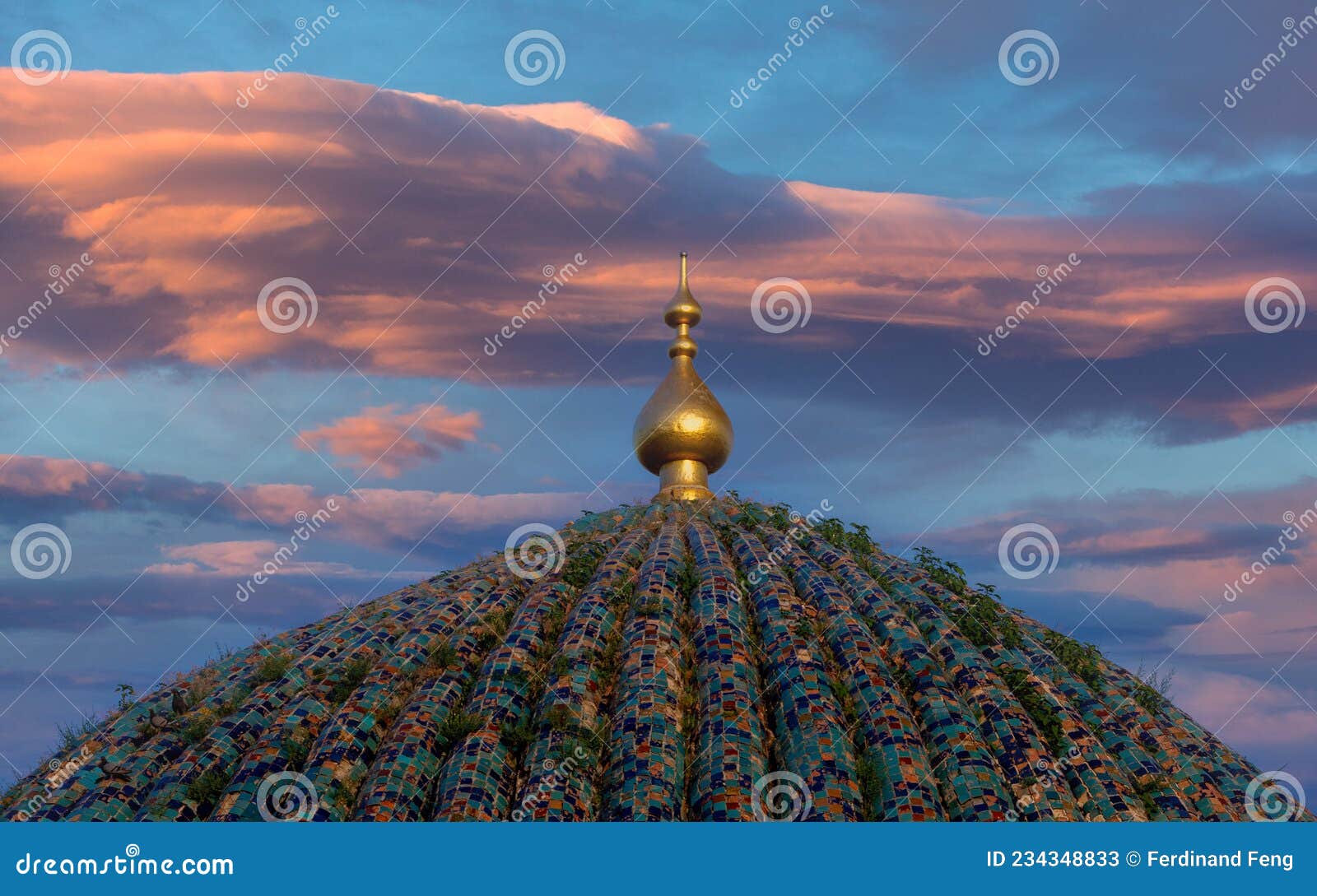gur-e amir complex, samarkand, uzbekistan